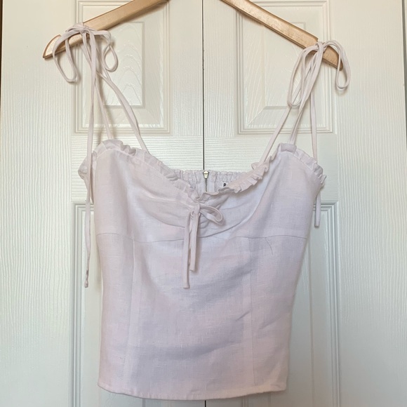 Reformation Holcomb Linen Top - Picture 3 of 4